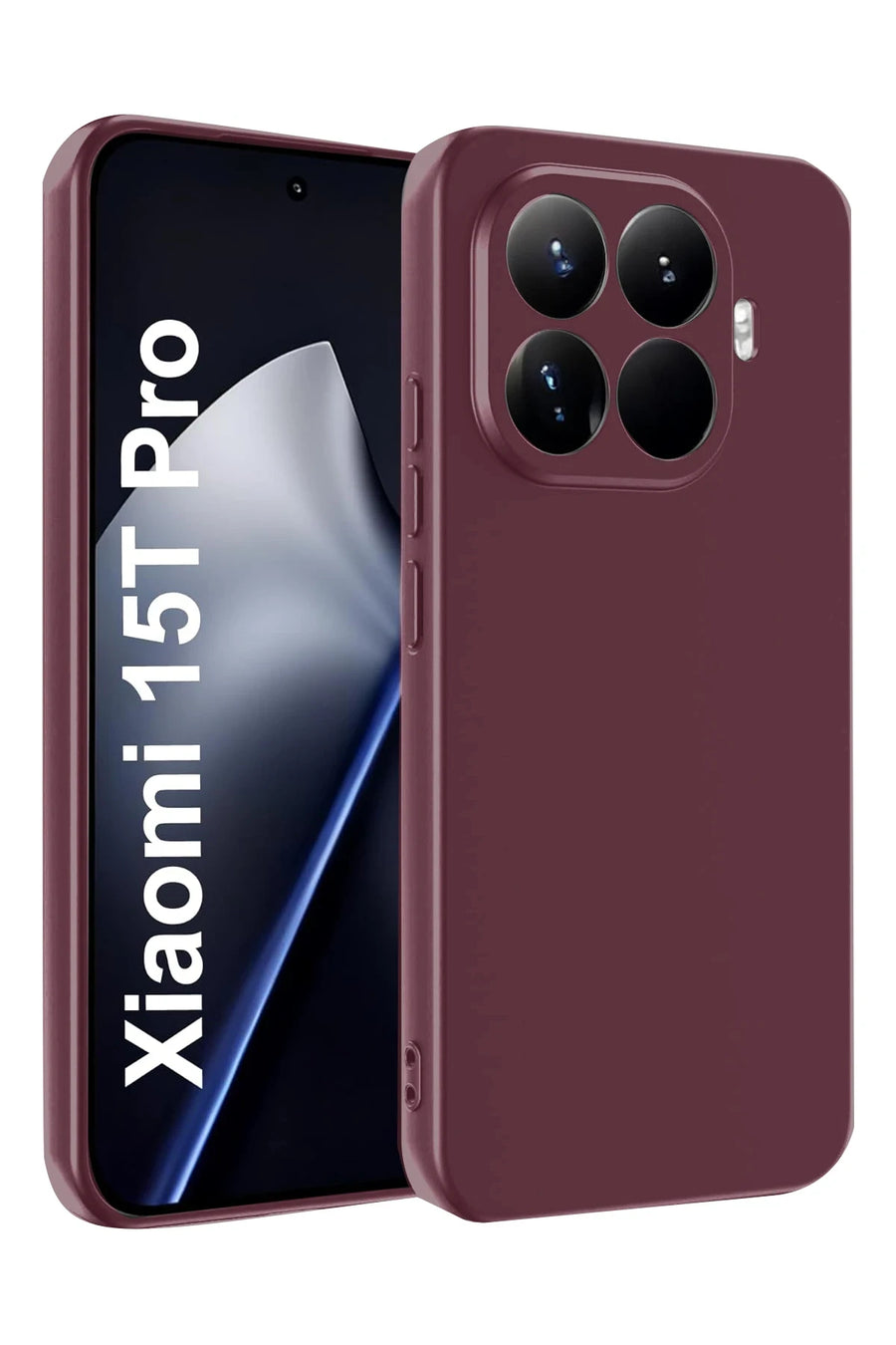Newface Xiaomi Mi 15T Pro First Silikon - Bordo