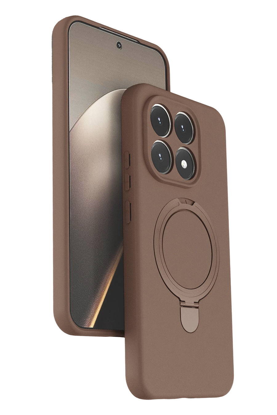 Newface Xiaomi Mi 15T Regal Magsafe Standlı Kapak - Çöl Titanyum