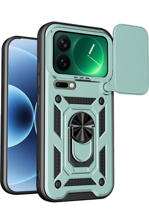 Newface Xiaomi Mi 17 Pro Max Pars Lens Yüzüklü Silikon - Yeşil