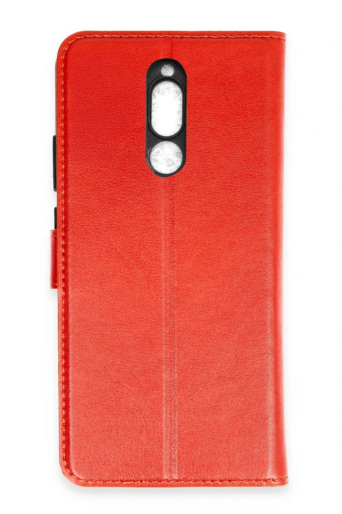 Newface  Xiaomi Mi 8 Trend S Plus Kapaklı Kılıf - Kırmızı