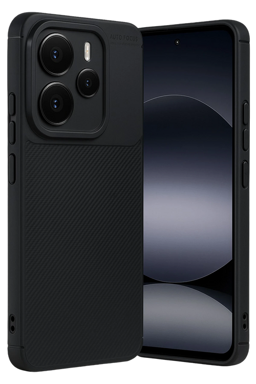 Newface Xiaomi Note 14 5G Auto Focus Karbon Kapak - Siyah