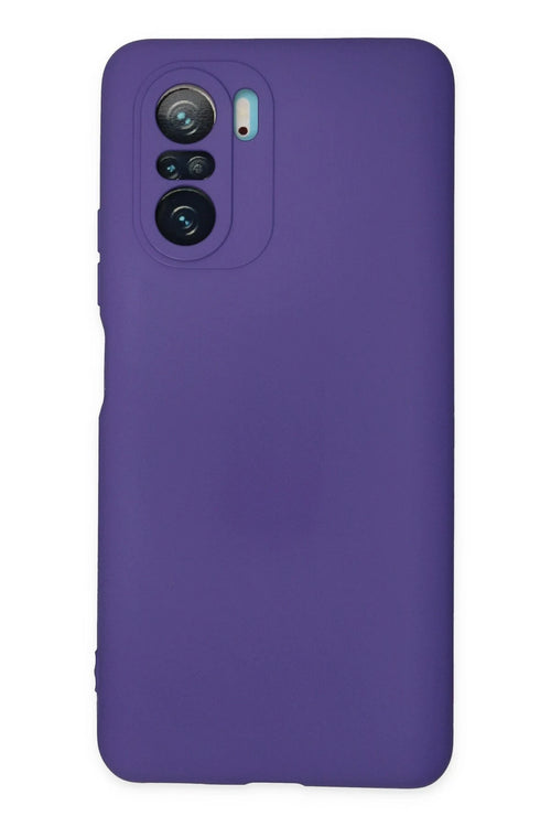 Newface Xiaomi Poco F3 Kılıf Nano içi Kadife Silikon - Mor