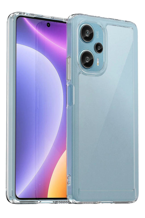 Newface Xiaomi Poco F5 Kılıf Lüx Şeffaf Silikon