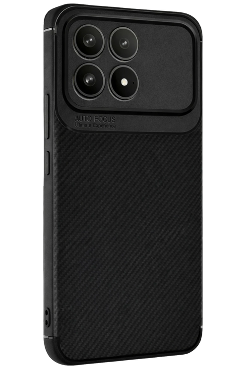 Newface Xiaomi Poco F8 Pro Auto Focus Karbon Kapak - Siyah