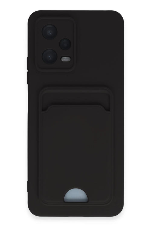 Newface Xiaomi Poco X5 5G Kılıf Kelvin Kartvizitli Silikon - Siyah