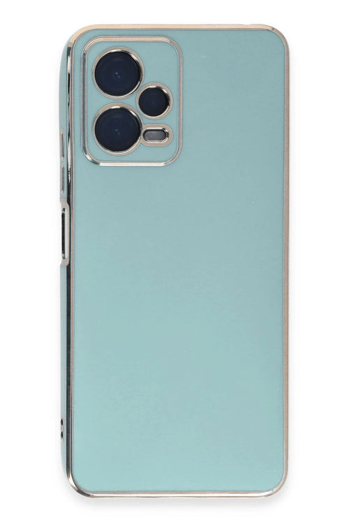 Newface Xiaomi Poco X5 5G Kılıf Volet Silikon - Açık Yeşil