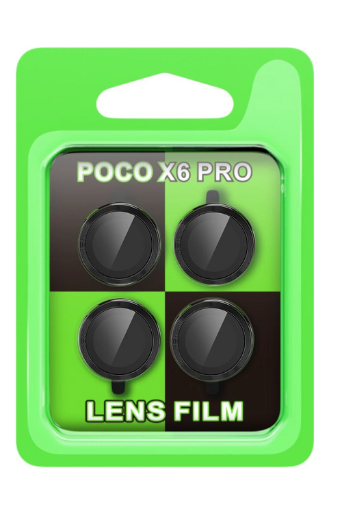 Newface Xiaomi Poco X6 Pro Raze Metal Kamera Lens - Siyah