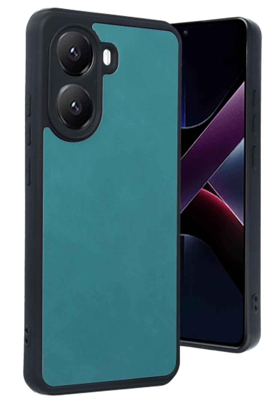 Newface Xiaomi Poco X7 Pro Kılıf Aras Deri Kapak - Açık Yeşil