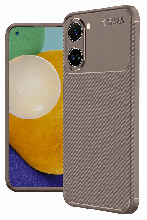 Newface Xiaomi Poco X7 Pro Kılıf Auto Focus Karbon Kapak - Gri