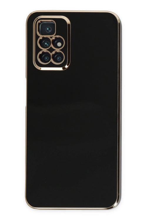Newface Xiaomi Redmi 10 2022 Kılıf Volet Silikon - Siyah
