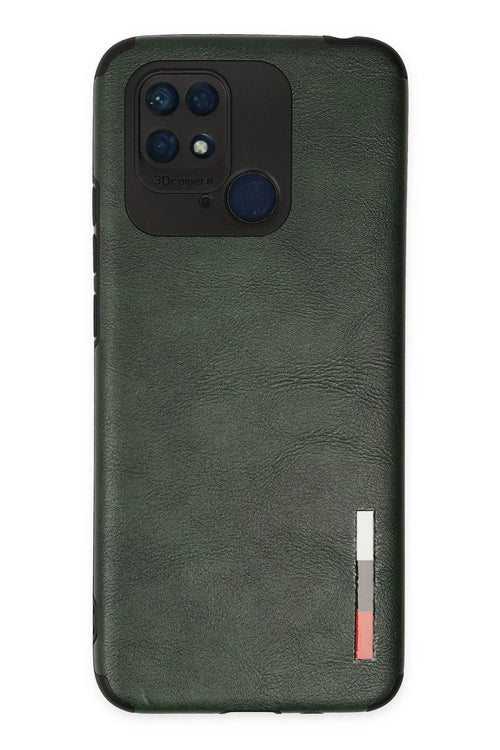 Newface Xiaomi Redmi 10C Kılıf Loop Deri Silikon - Yeşil