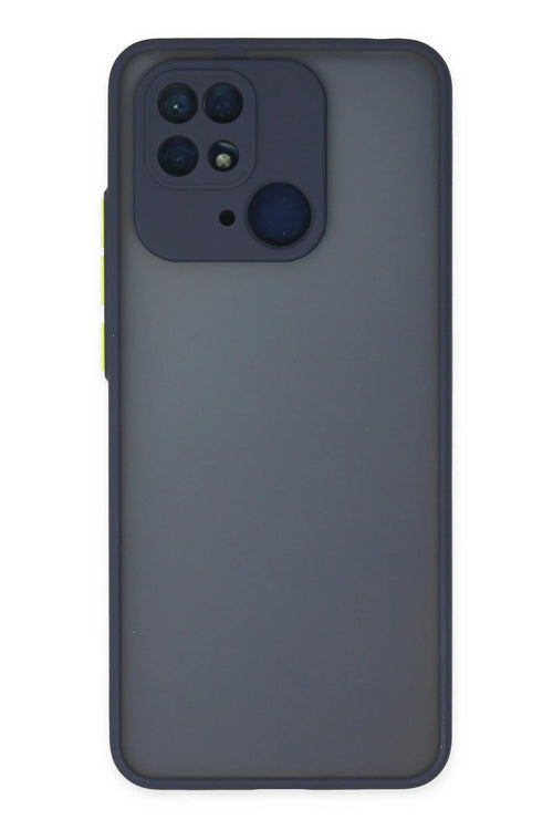 Newface Xiaomi Redmi 10C Kılıf Montreal Silikon Kapak - Lacivert