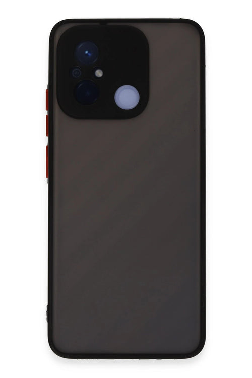 Newface Xiaomi Redmi 12C Kılıf Montreal Silikon Kapak - Siyah