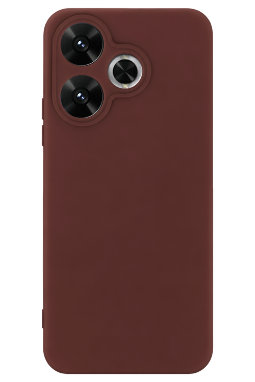 Newface Xiaomi Redmi 13 4G Kılıf First Silikon - Bordo