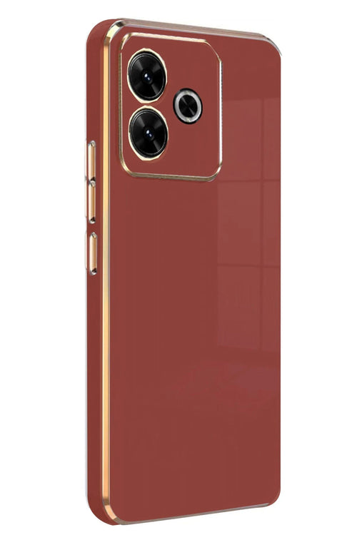 Newface Xiaomi Redmi 13 4G Kılıf Volet Silikon - Kırmızı