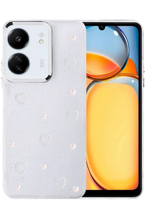 Newface Xiaomi Redmi 13C Fiyonk Desenli Kapak - Desen 10