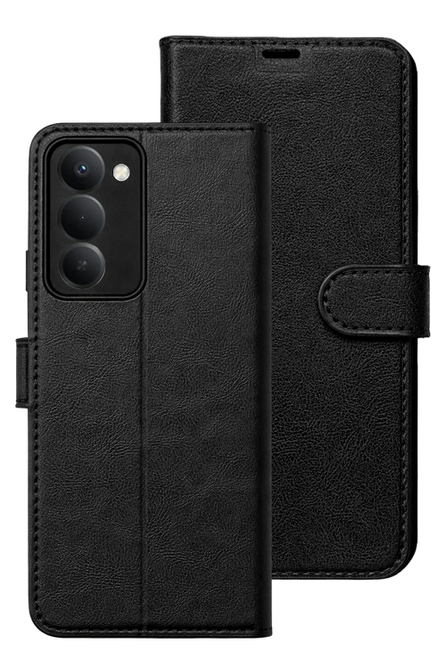 Newface Xiaomi Redmi 15 5G Trend S Plus Kapaklı Kılıf - Siyah