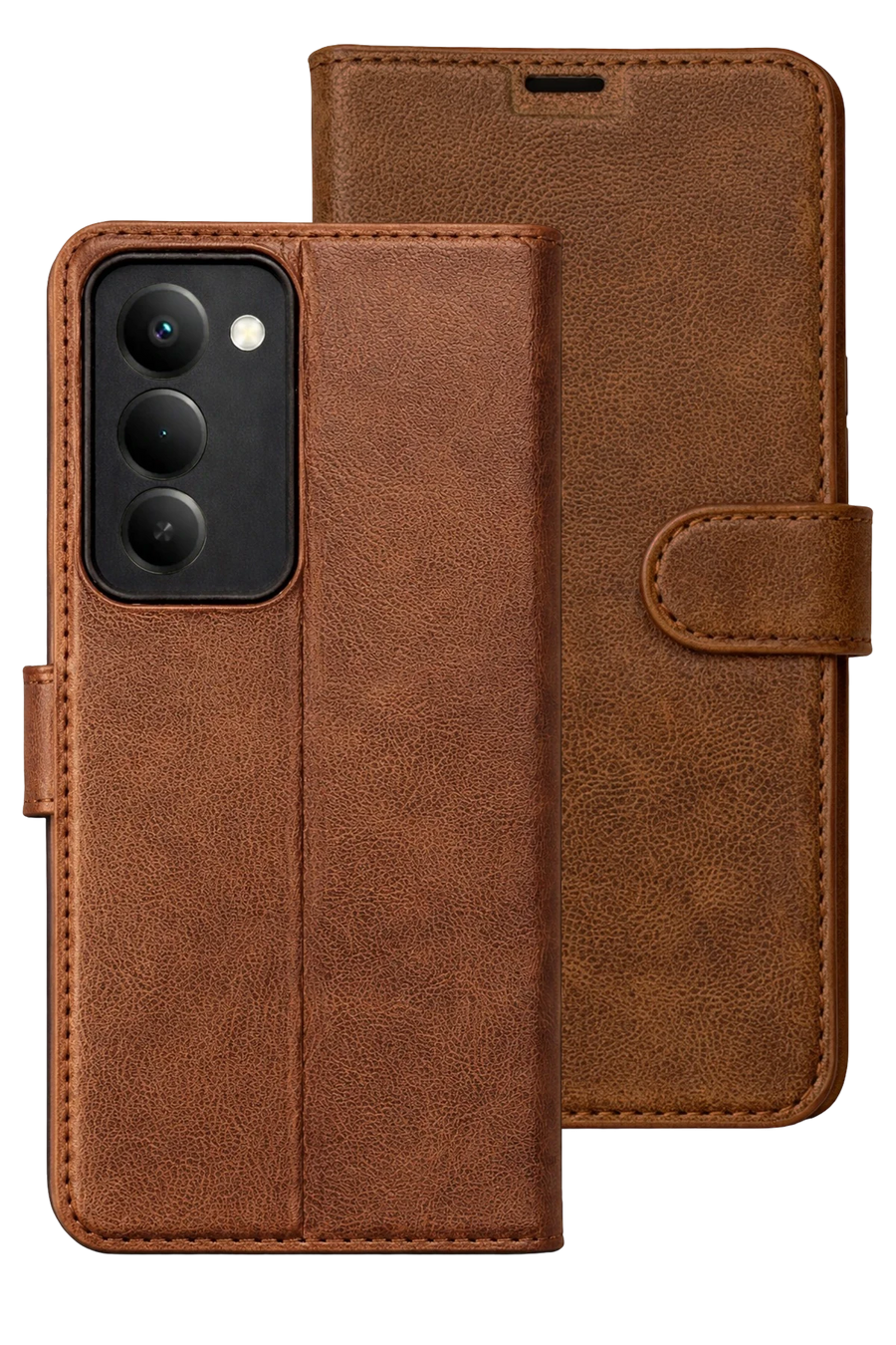 Newface Xiaomi Redmi 15 5G Trend S Plus Kapaklı Kılıf - Taba