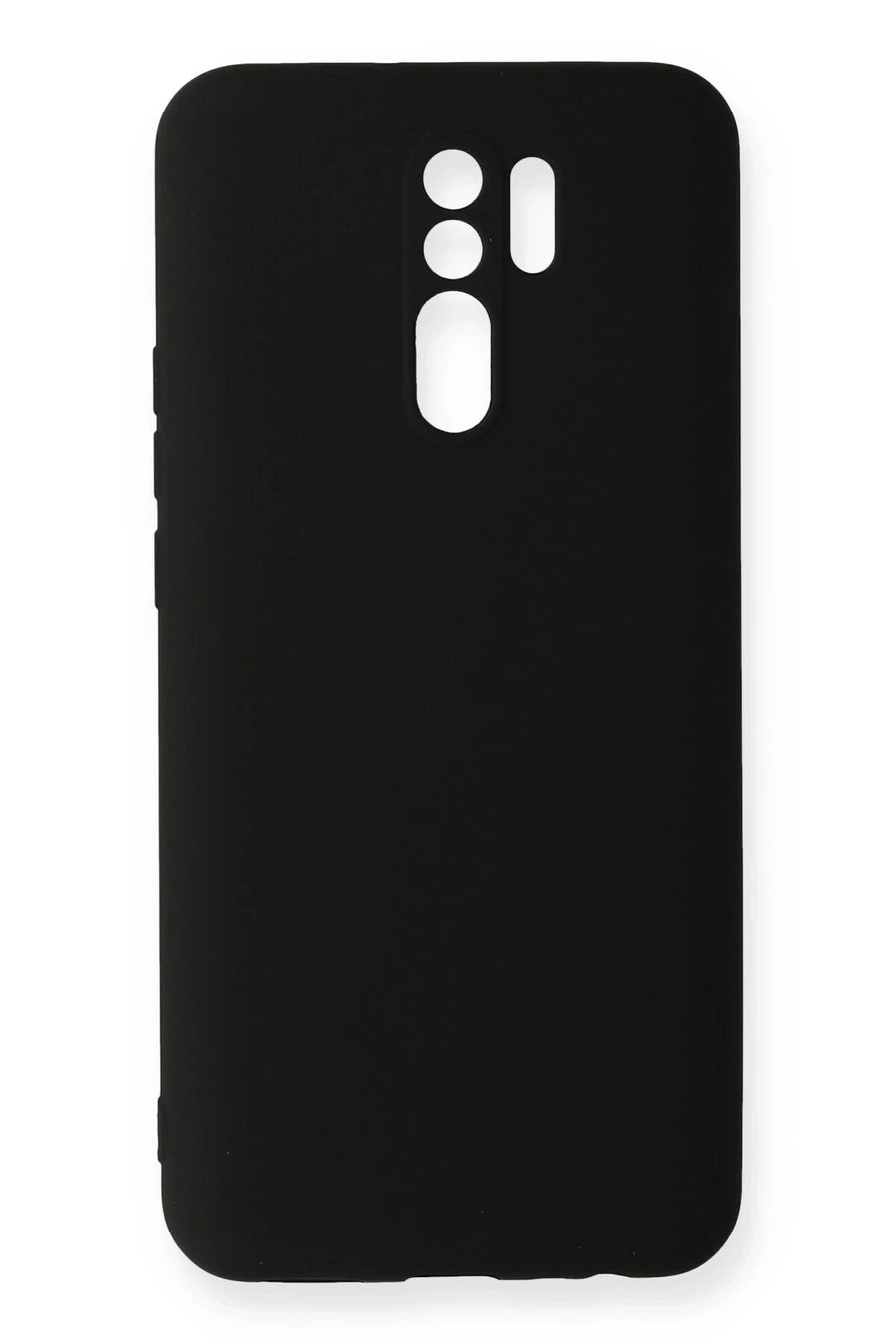 Newface Xiaomi Redmi 9 Kılıf Nano içi Kadife Silikon - Siyah