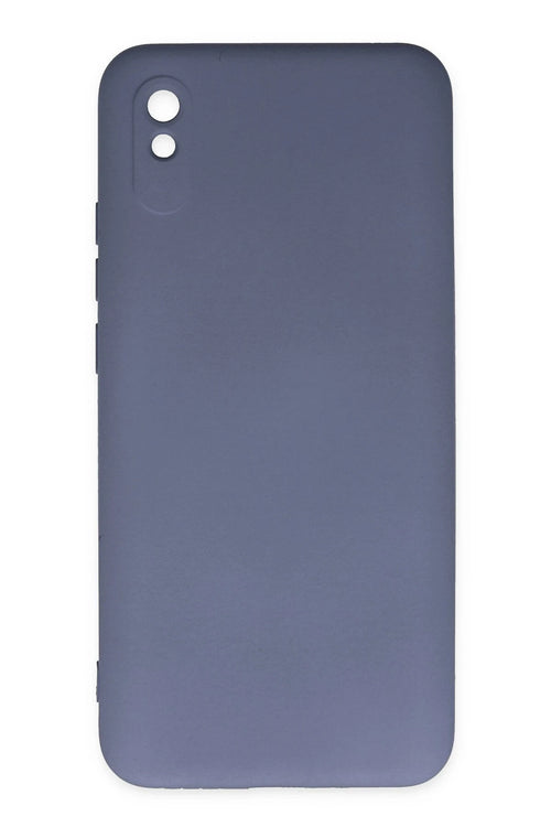 Newface Xiaomi Redmi 9A Kılıf Nano içi Kadife Silikon - Gri