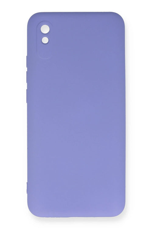 Newface Xiaomi Redmi 9A Kılıf Nano içi Kadife Silikon - Lila