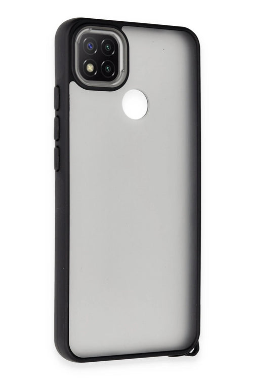 Newface Xiaomi Redmi 9C Kılıf Elegant Kapak - Siyah