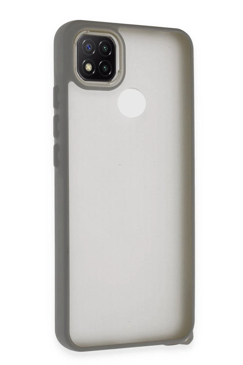 Newface Xiaomi Redmi 9C Kılıf Elegant Kapak - Titan Gri
