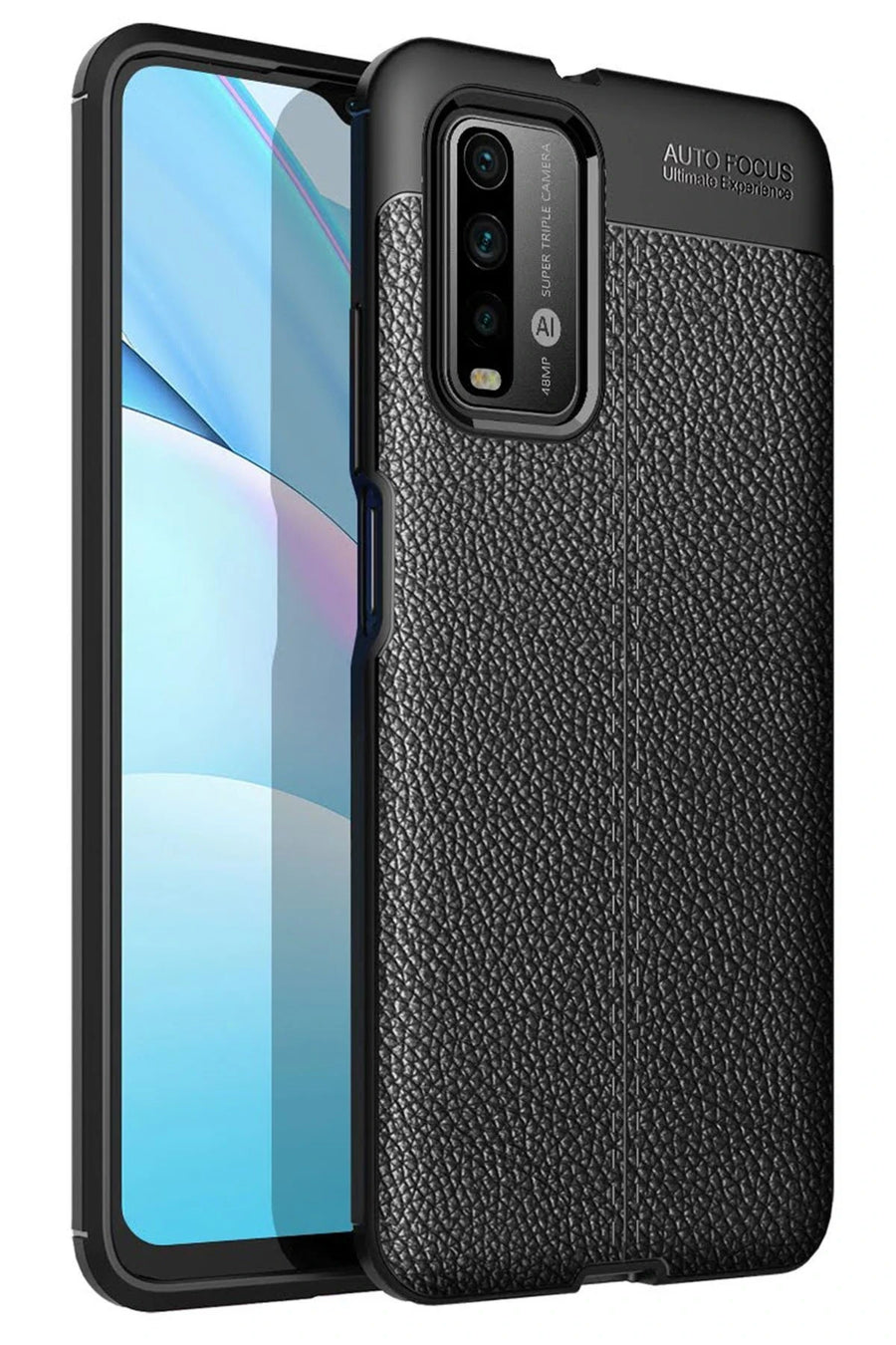 Newface Xiaomi Redmi 9T Kılıf Auto Focus Kapak - Siyah