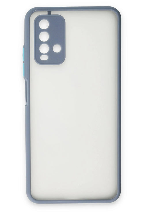 Newface Xiaomi Redmi 9T Kılıf Montreal Silikon Kapak - Gri