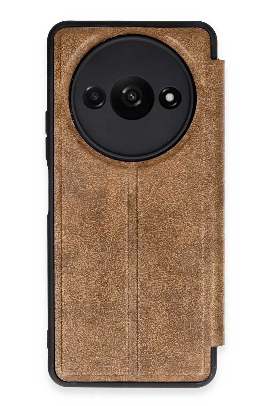 Newface Xiaomi Redmi A3 4G Kılıf Flip Cover - Taba