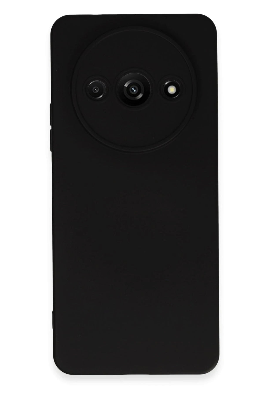 Newface Xiaomi Redmi A3 4G Kılıf Nano içi Kadife Silikon - Siyah