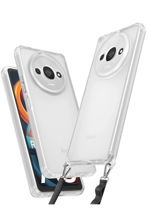 Newface Xiaomi Redmi A3 4G Kılıf Penta Silikon Kılıf - Şeffaf