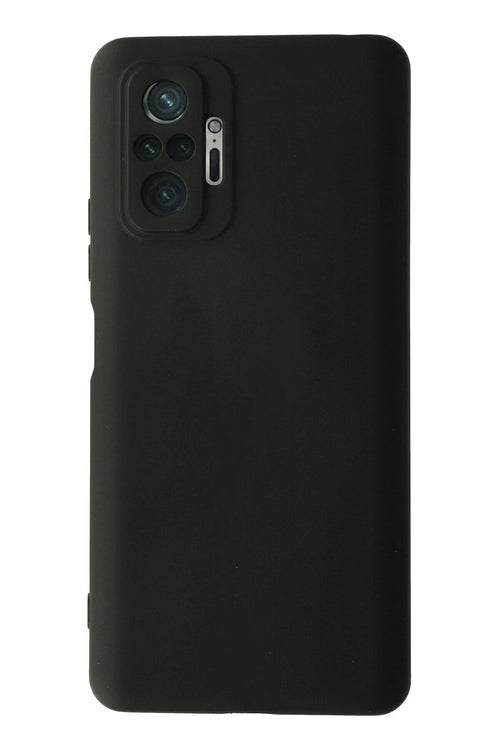 Newface Xiaomi Redmi Note 10 Pro Kılıf Nano içi Kadife Silikon - Siyah