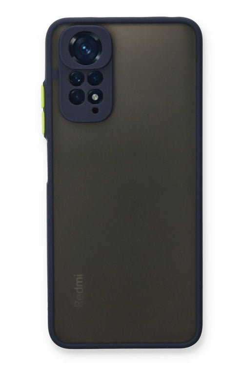 Newface Xiaomi Redmi Note 11 Kılıf Montreal Silikon Kapak - Lacivert
