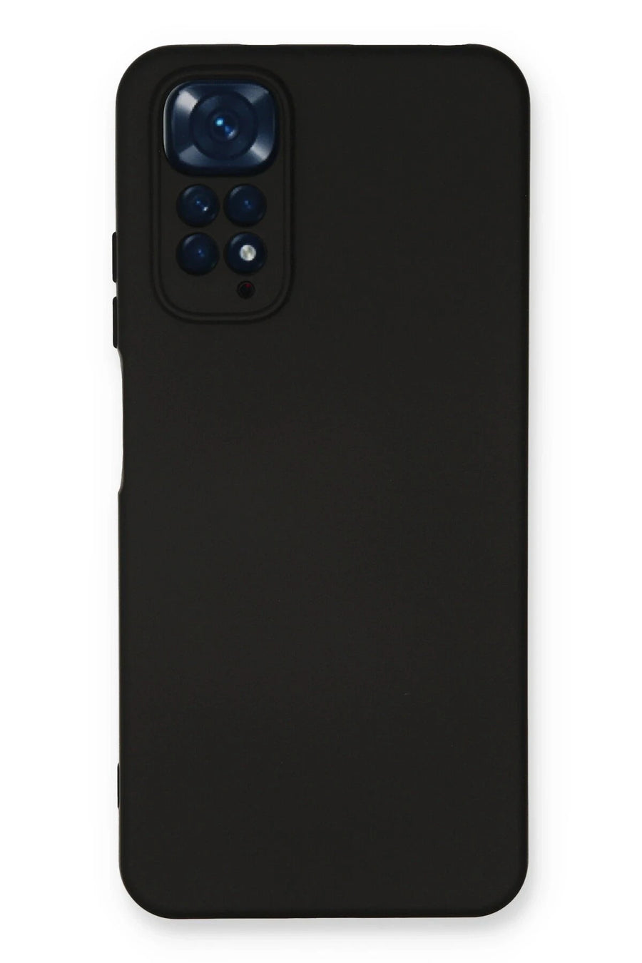 Newface Xiaomi Redmi Note 11 Kılıf Nano içi Kadife Silikon - Siyah