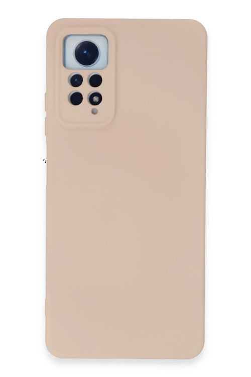 Newface Xiaomi Redmi Note 12 Pro 4G Kılıf Nano içi Kadife Silikon - Pudra