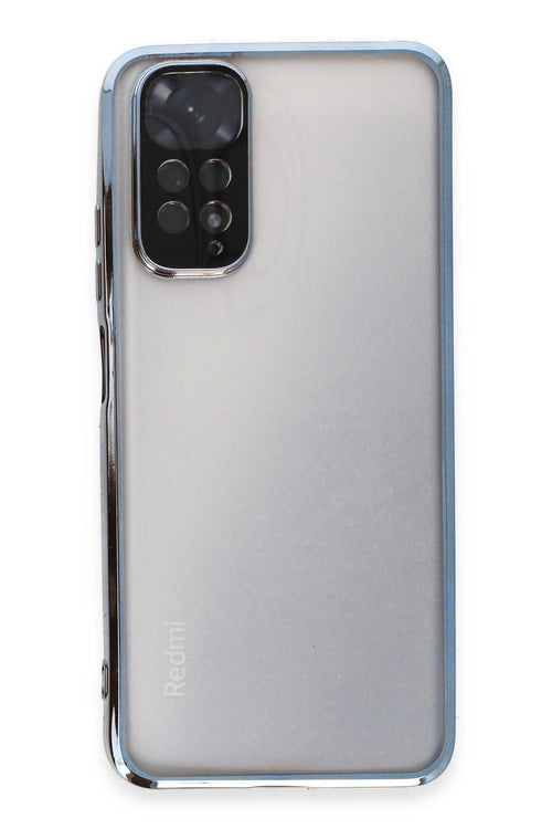Newface Xiaomi Redmi Note 12S Kılıf Razer Lensli Silikon - Açık Mavi