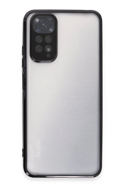 Newface Xiaomi Redmi Note 12S Kılıf Razer Lensli Silikon - Siyah