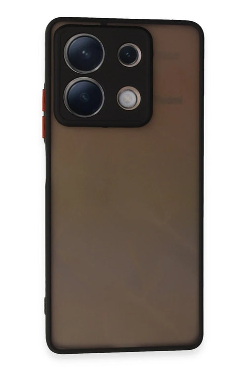 Newface Xiaomi Redmi Note 13 4G Kılıf Montreal Silikon Kapak - Siyah