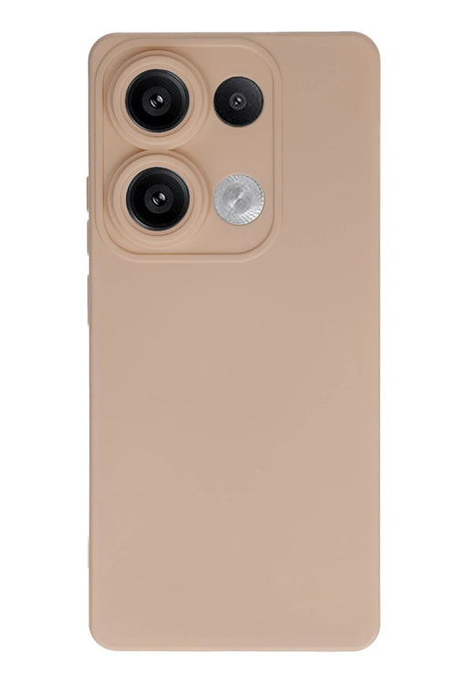 Newface Xiaomi Redmi Note 13 Pro 4G Kılıf Nano içi Kadife Silikon - Pudra