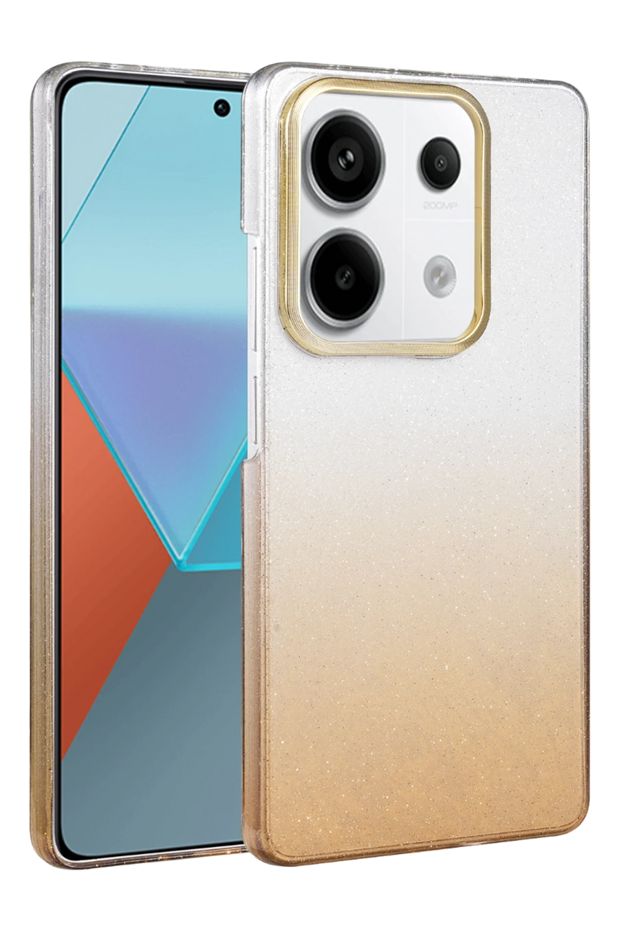Newface Xiaomi Redmi Note 13 Pro 5G Glossy Kapak - Çöl Titanyum