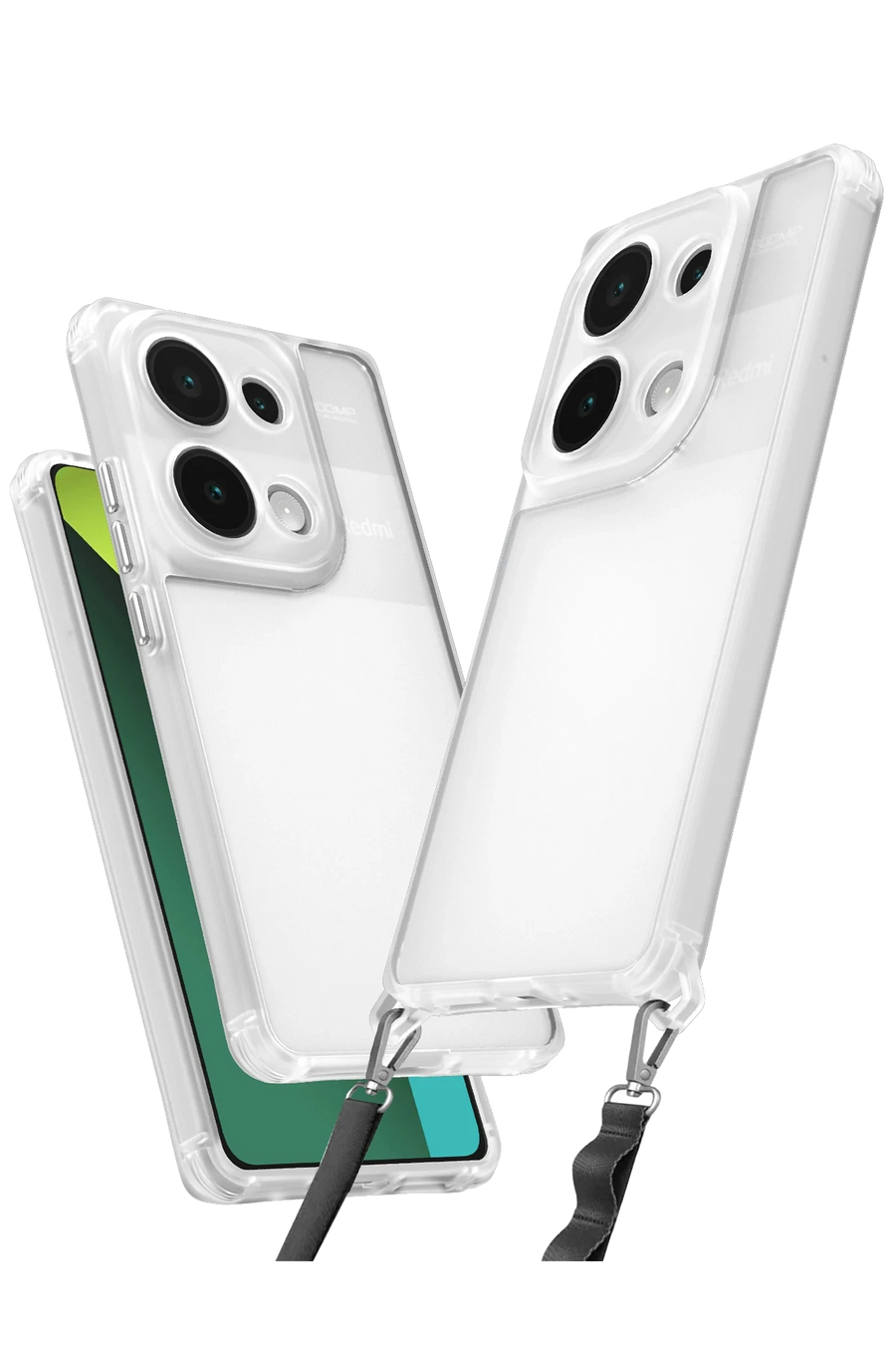 Newface Xiaomi Redmi Note 13 Pro 5G Kılıf Penta Silikon Kılıf - Şeffaf