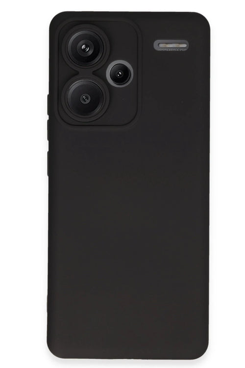 Newface Xiaomi Redmi Note 13 Pro Plus Kılıf Nano içi Kadife Silikon - Siyah