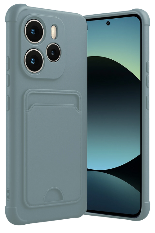 Newface Xiaomi Redmi Note 14 4G Kelvin Kartvizitli Silikon - Açık Yeşil
