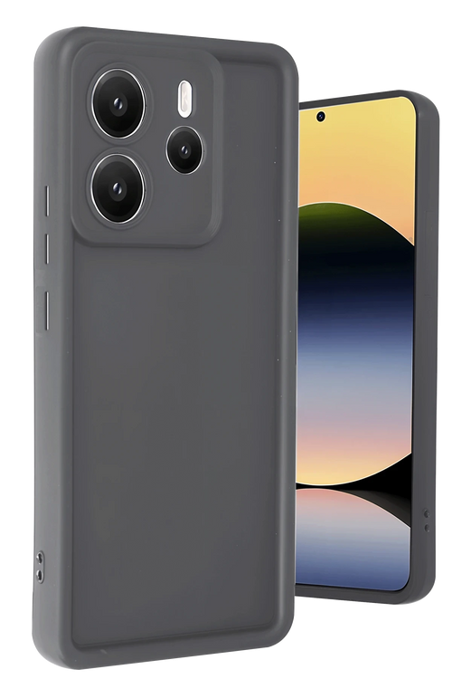 Newface Xiaomi Redmi Note 14 4G Kılıf Viera Silikon - Gri
