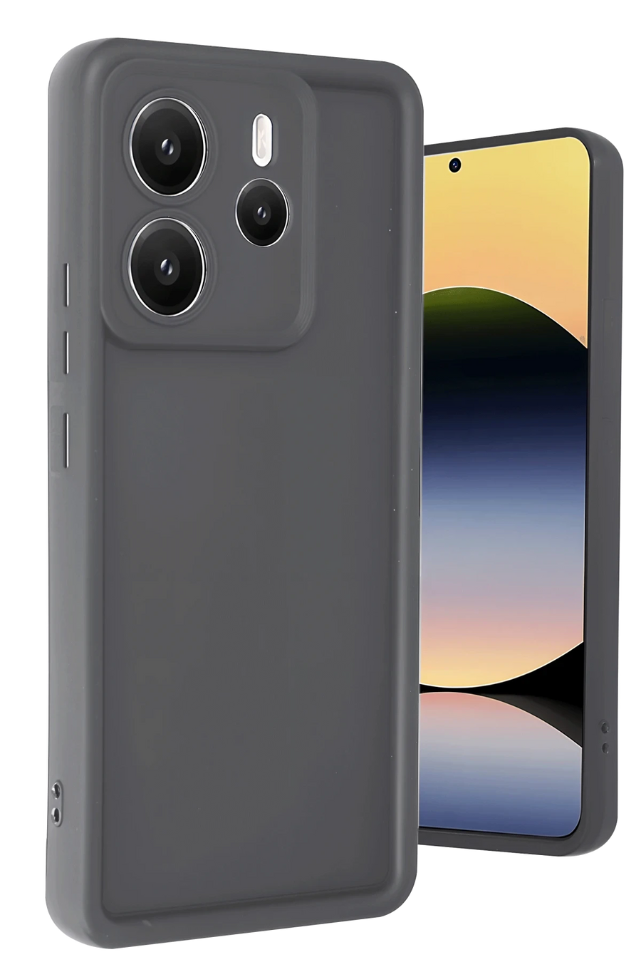 Newface Xiaomi Redmi Note 14 4G Kılıf Viera Silikon - Gri