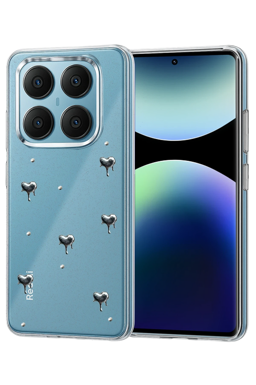 Newface Xiaomi Redmi Note 14 Pro 4G Fiyonk Desenli Kapak - Desen 1