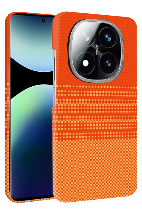 Newface Xiaomi Redmi Note 14 Pro 4G Vega Magsafe Kapak - Turuncu