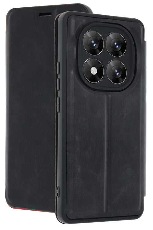Newface Xiaomi Redmi Note 14 Pro 5G Kılıf Flip Cover - Siyah