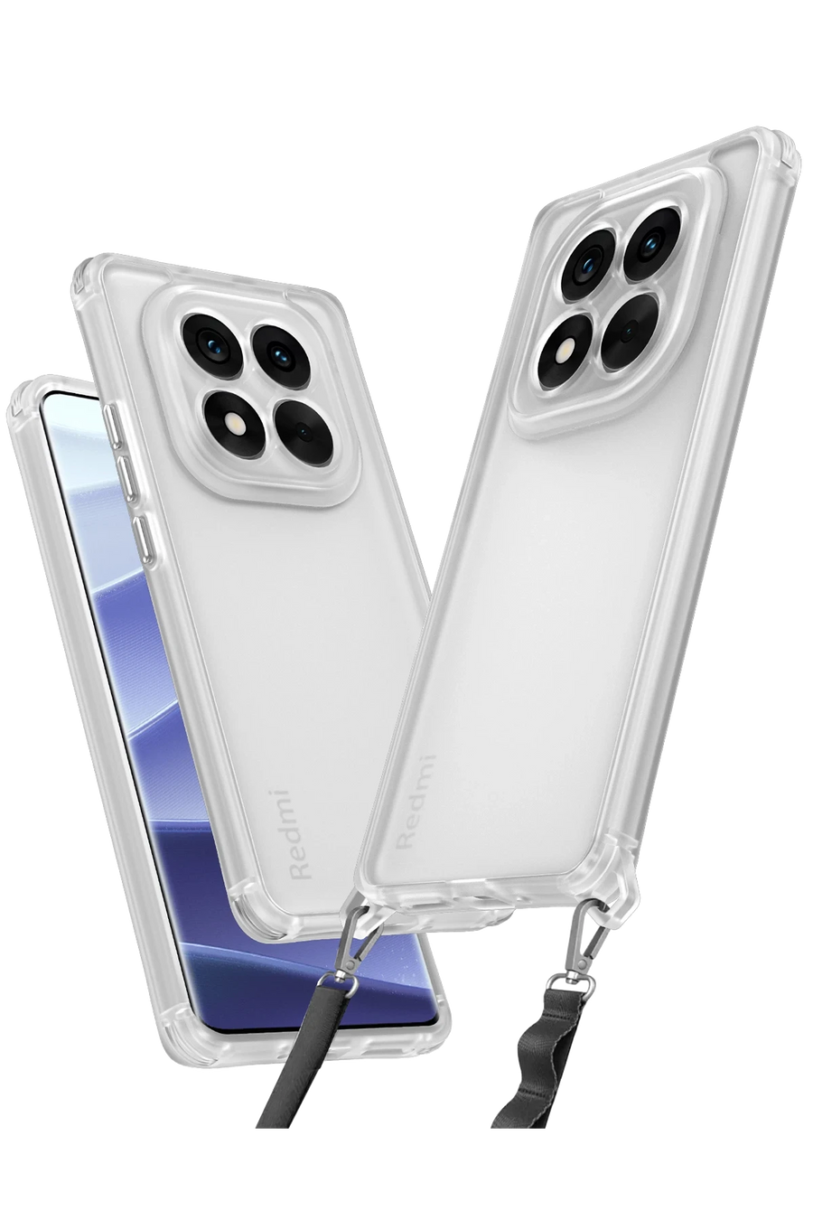 Newface Xiaomi Redmi Note 14 Pro 5G Kılıf Penta Silikon Kılıf - Şeffaf
